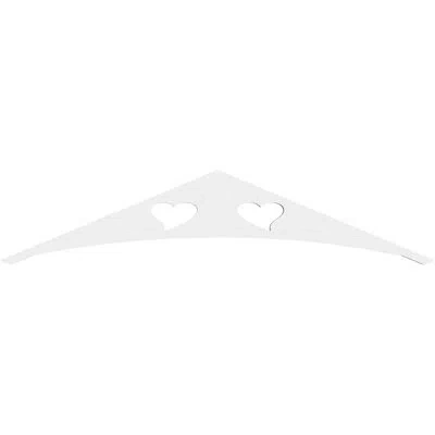 Ekena Millwork Winston Architectural Grade Pvc Gable In White