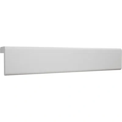 Ekena Millwork Wm 205 - 1 1/8 In. H X 1 1/8 In. P X 96 In. L, Truecraft Pvc Outside Corner Moudling, White