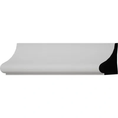 Ekena Millwork Wm166 - 1 1/4 In. H X 3/4 In. P X 96 In. L, Truecraft Pvc Base Moulding, White
