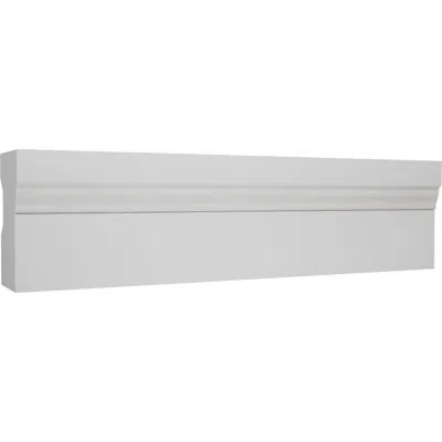 Ekena Millwork Wm180 - 2 In. H X 1 1/4 In. P X 96 In. L, Truecraft Pvc Brick Mould, White