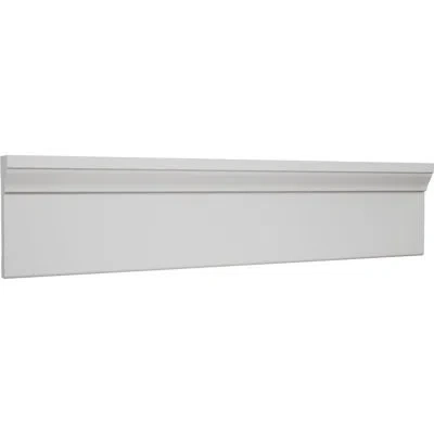 Ekena Millwork Wm180-b - 4 1/2 In. H X 1 1/4 In. P X 96 In. L, Truecraft Pvc Brick Mould, White