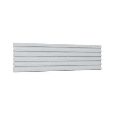 Ekena Millwork Wm338 5/8"d X 3 3/8"w X 96"l Americraft Solid Hardwood Fluted/reeded Reversible Moulding In Finger-joint Pine