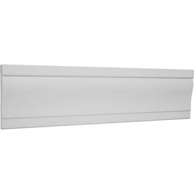 Ekena Millwork Wm444 - 3 1/2 In. H X 5/8 In. P X 96 In. L, Truecraft Pvc Casing Moulding, White