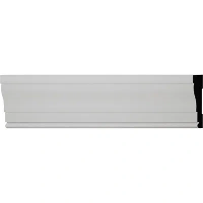 Ekena Millwork Wm445 - 3 1/4 In. H X 5/8 In. P X 96 In. L, Truecraft Pvc Casing, White