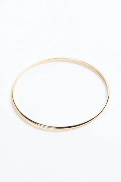 Eklexic Skinny Stella Bangle Bracelet In Gold