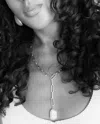 Eklexic Tayla Necklace In Silver In Metallic