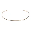 Eklexic Thin Round Choker In Gold In Gold