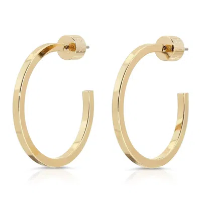 Eklexic Women's 1" Ava Hoop Earrnings In Gold