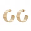 Eklexic Women's 1" Skylar Hoops In Gold In Gold