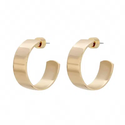 Eklexic Women's 1" Skylar Hoops In Gold