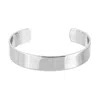 Eklexic Women's 1/2 Inch Cuff Bracelet In Silver In Silver