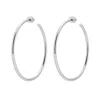Eklexic Women's 2" Ultimate Hoops In Silver In Silver