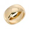 Eklexic Women's 9.5mm Domed Ring In Gold In Gold