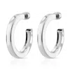 Eklexic Women's Baby Alexis Hoops In Silver In Metallic