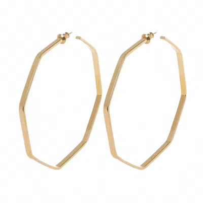 Eklexic Women's Jerry Hoops In Gold