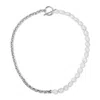 Eklexic Women's Rosie Necklace In Silver In Metallic