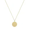 Eklexic Women's Round Sun Pendant With Cubic Zirconia Center Stone Necklace In 14k Gold Plated Sterling Silv In Gold
