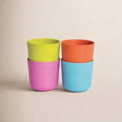 Ekobo Bambino 8oz. Bamboo Drinking Glass Set In Multi