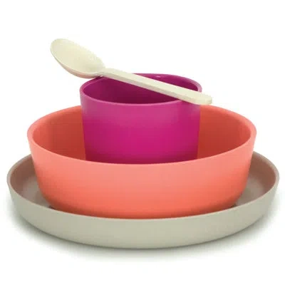 Ekobo Bambino Dinnerware Set 4 Piece In Multi