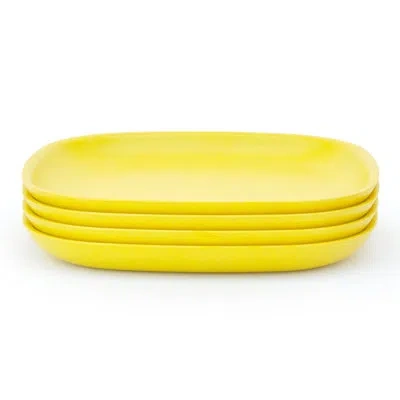 Ekobo Bamboo Dinner Plate In Lemon