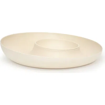 Ekobo Chip & Dip Set In White