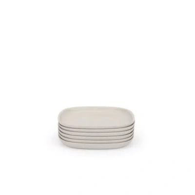 Ekobo Cocktail Plate In Gray
