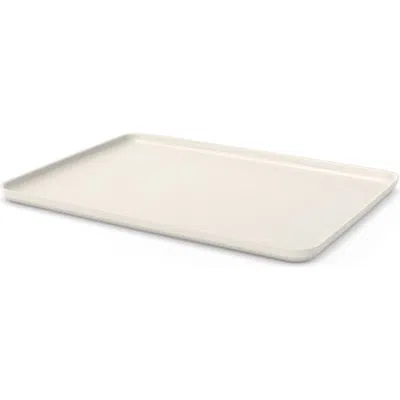 Ekobo Large Serving Tray In White