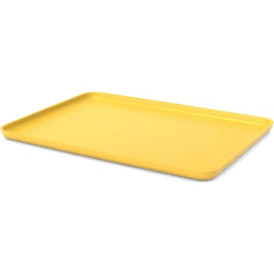 Ekobo Large Serving Tray In Yellow