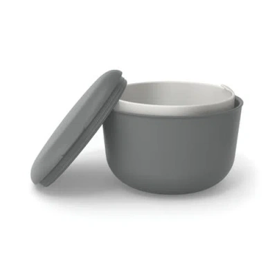 Ekobo Lunch Set With Heat-safe Inserts In Gray
