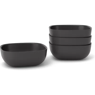 Ekobo Square Cereal Bowl In Black