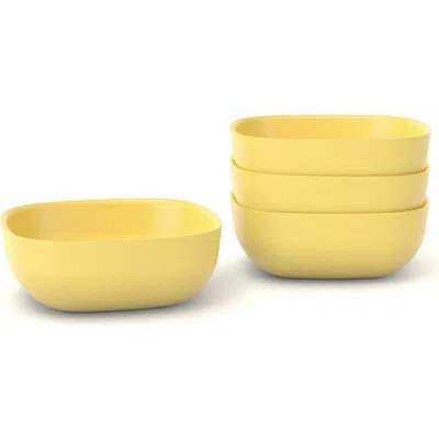 Ekobo Square Cereal Bowl In Yellow