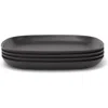 Ekobo Square Dinner Plate In Black