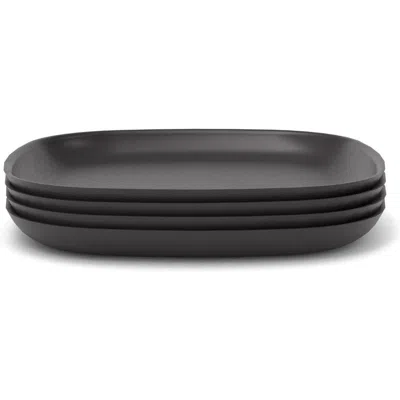 Ekobo Square Dinner Plate In Black