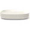 Ekobo Square Dinner Plate In White