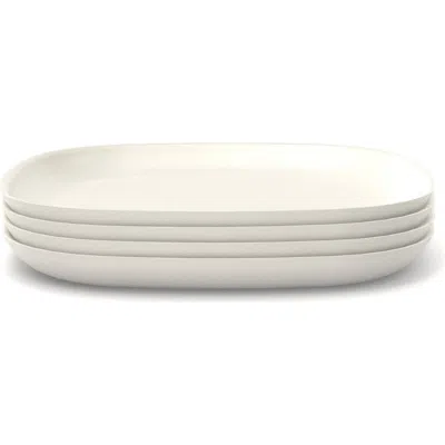 Ekobo Square Dinner Plate In White