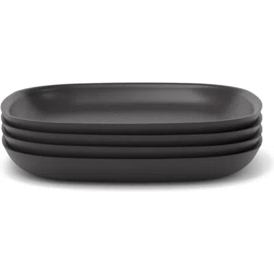 Ekobo Square Side Plate In Black