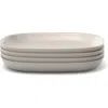 Ekobo Square Side Plate In Gray