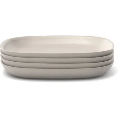 Ekobo Square Side Plate In Gray