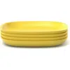 Ekobo Square Side Plate In Yellow