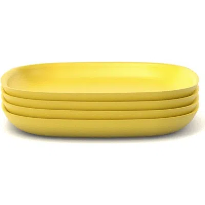 Ekobo Square Side Plate In Yellow