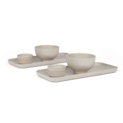 Ekobo Sushi Set For 2 In Gray