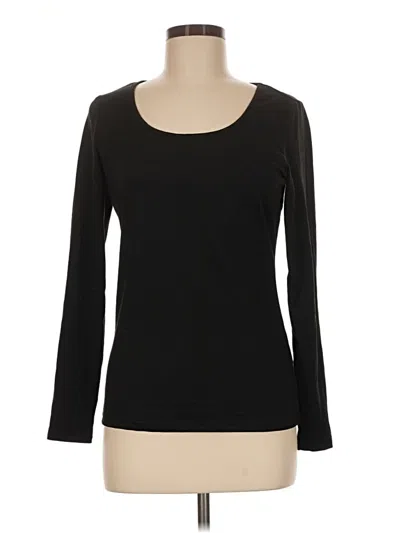 Pre-owned Ekouaer 3/4 Sleeve T-shirt In Black