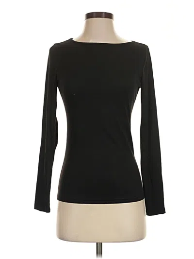 Pre-owned Ekouaer 3/4 Sleeve T-shirt In Black