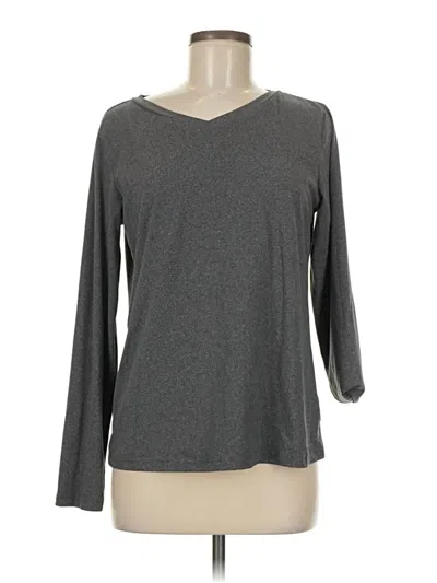 Pre-owned Ekouaer 3/4 Sleeve T-shirt In Gray