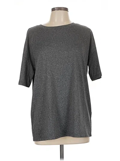 Pre-owned Ekouaer 3/4 Sleeve T-shirt In Gray