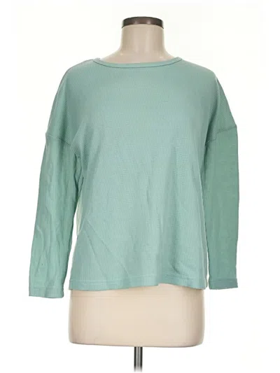 Pre-owned Ekouaer 3/4 Sleeve T-shirt In Green