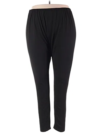 Pre-owned Ekouaer Active Pants In Black