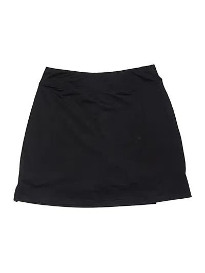 Pre-owned Ekouaer Active Skort In Black