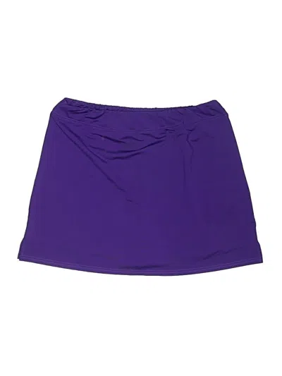 Pre-owned Ekouaer Active Skort In Purple