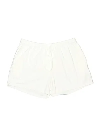 Pre-owned Ekouaer Athletic Shorts In White